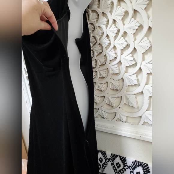 Vintage Velour Velvet Maxi Dress by DW3 for David Warren - Picture 6 of 12